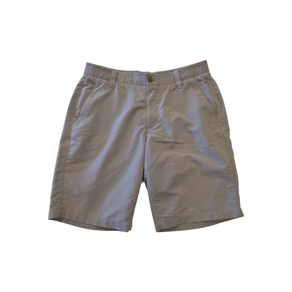 Under Armour Golf Shorts Men's 34 Gray Performance Stretch Chino 10"